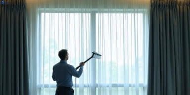 Commercial drapes cleaning service pimpama hotels offices