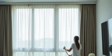 Delicate sheer drape cleaning pimpama Matty Curtain Cleaning