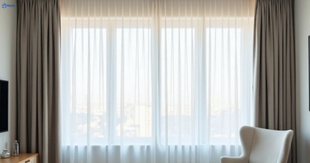 Restored vibrant drapes in pimpama QLD after Matty Curtain Cleaning