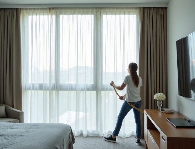 Pimpama Sheer Curtain Cleaning